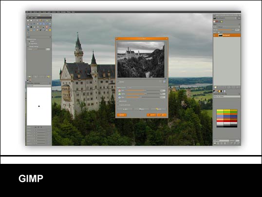 Gimp: open source graphics software