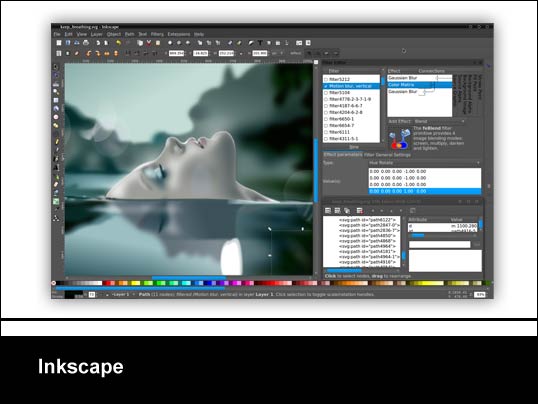 Inkscape: open source graphics software