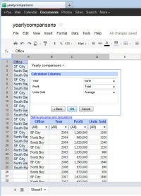 Google Docs Spreadsheet Gadget