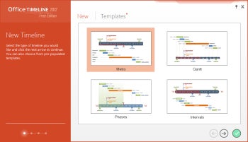 Office Timeline PowerPoint design tool