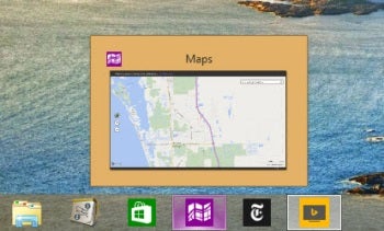 Windows Store apps in taskbar